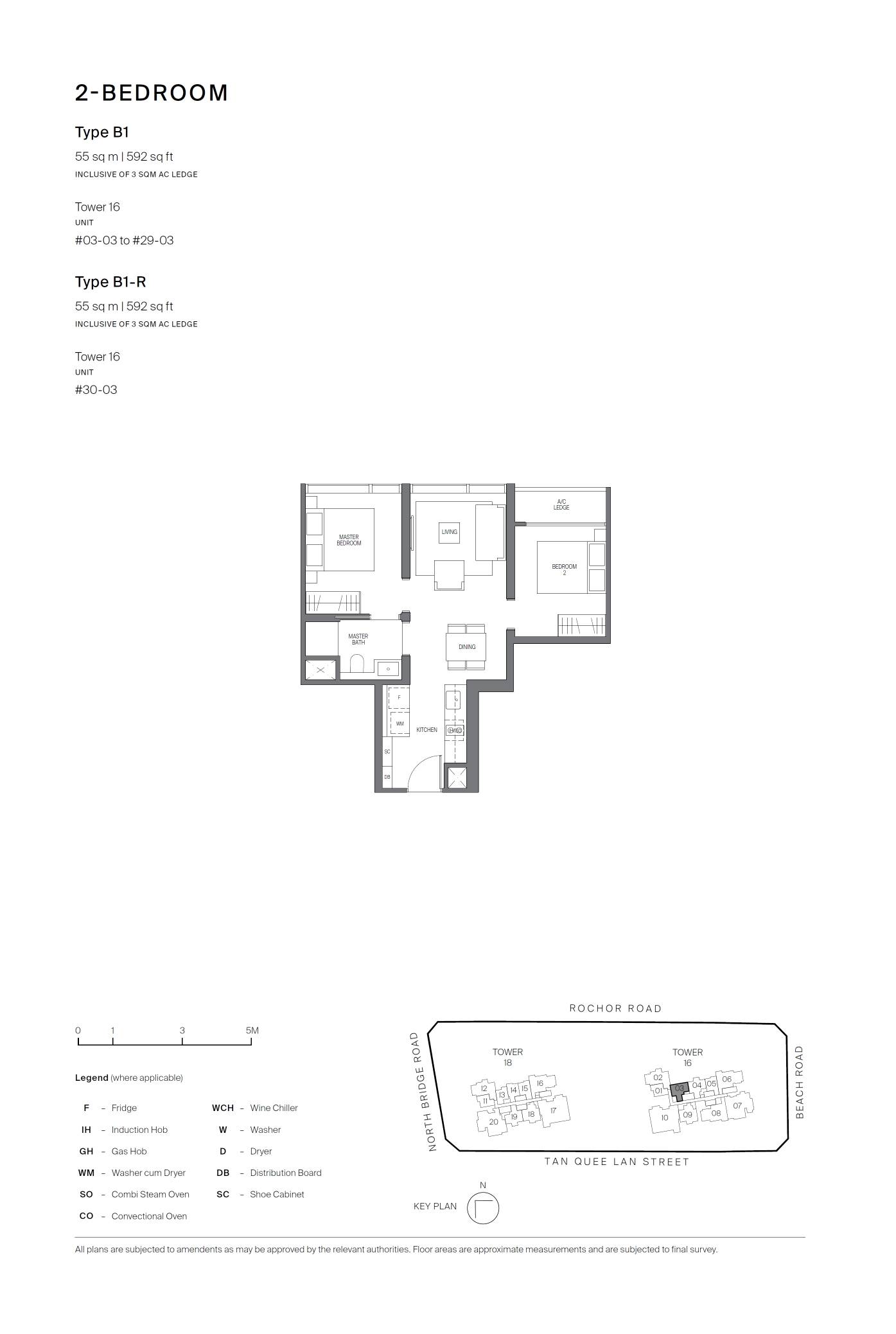 Midtown Modern 1 Bedroom Floor Plan 4