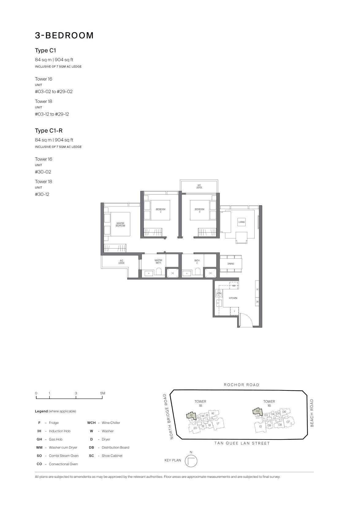 Midtown Modern 1 Bedroom Floor Plan 6